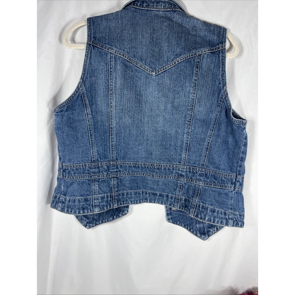 Carols Denims Vest‎ Sz Large Metal Buttons - Picture 12 of 16